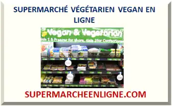 SUPERMARCHÉ VÉGÉTARIEN VEGAN EN LIGNE